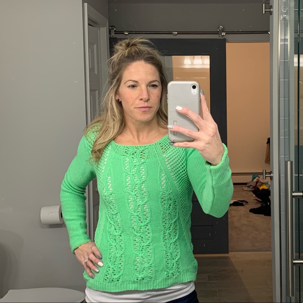 2 for $15 Lightweight coral sweater